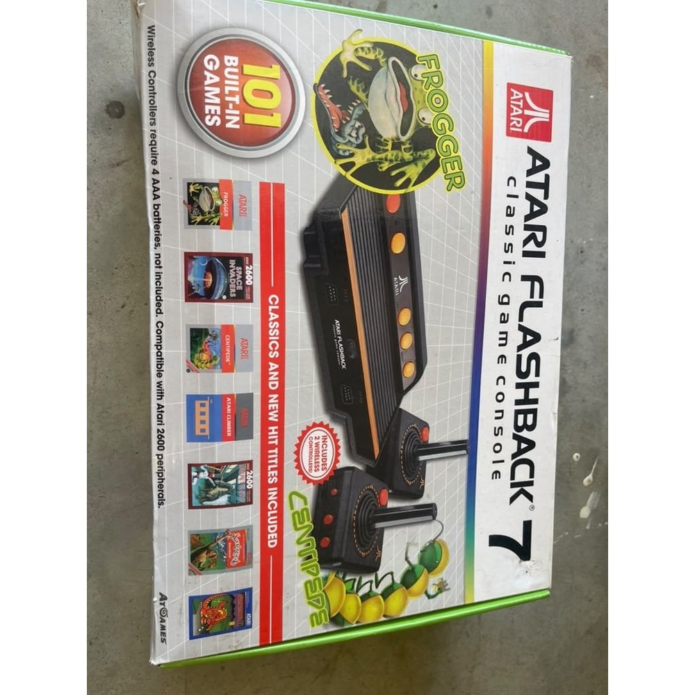 Atari Flashback 7 Classic Game Console 101 Built In Games 2 Wireless Joysticks